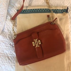 Orange Tory Burch Cross-Body Purse